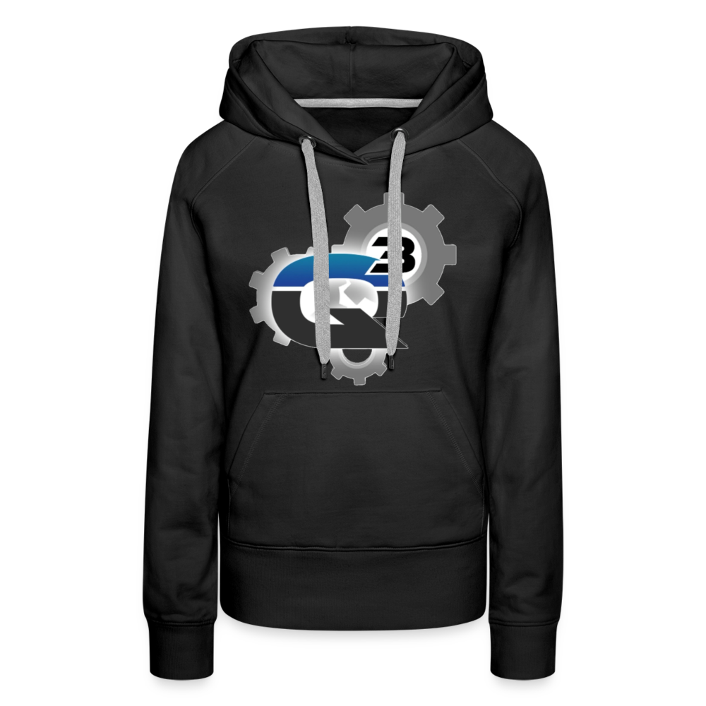 Q3 Car and Truck Repair Womens Premium Hoodie - black