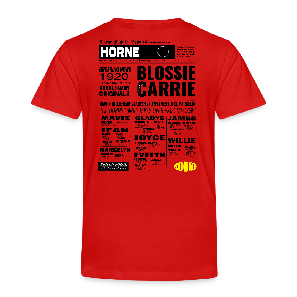 Horne Family Reunion Toddler Premium T-Shirt - red