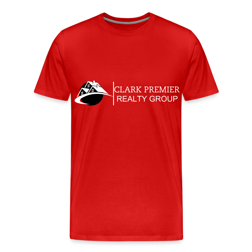 Clark Premier Men’s Premium T-Shirt - red