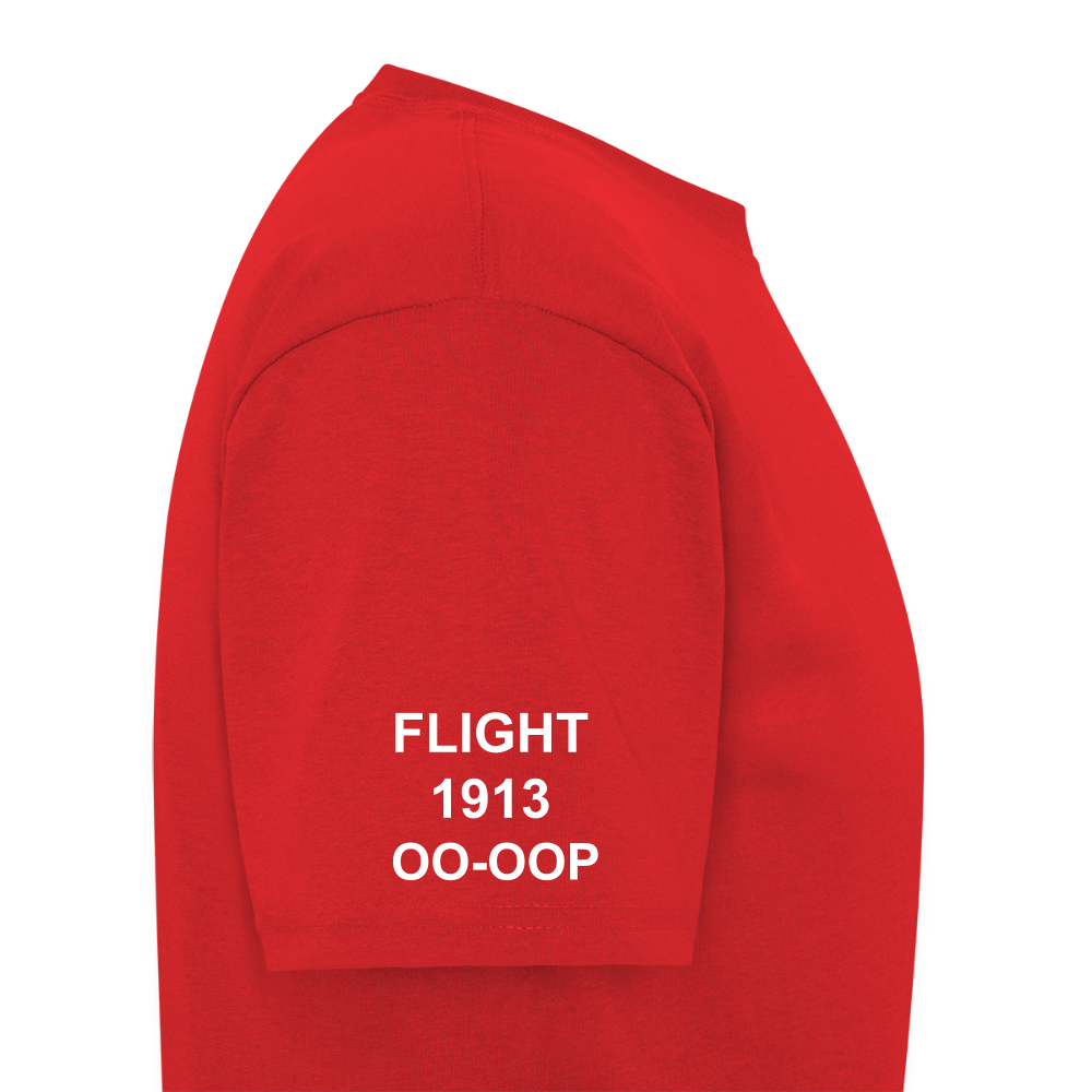 Delta Airport T-Shirt printed in Vinyl (#1) - red