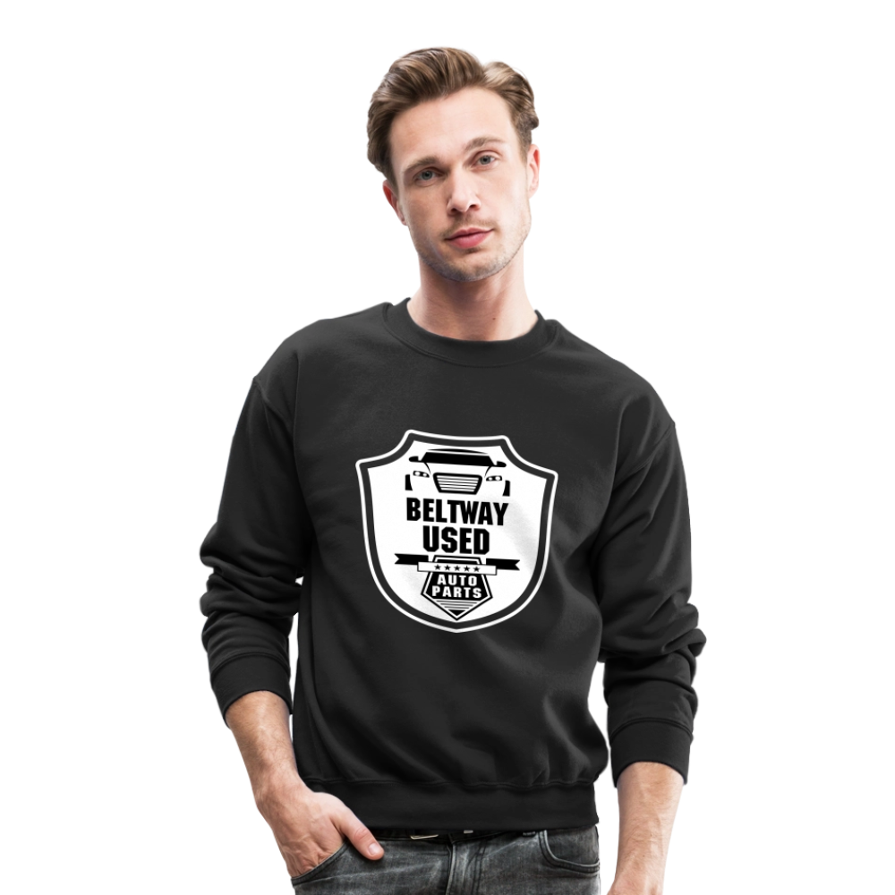 Beltway Used Auto Parts Crewneck Sweatshirt - black