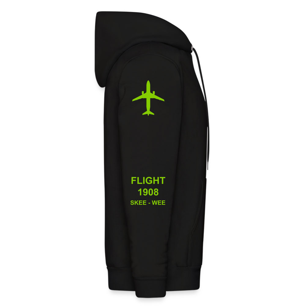 AKA Black Airport Hoodie printed in Vinyl - black