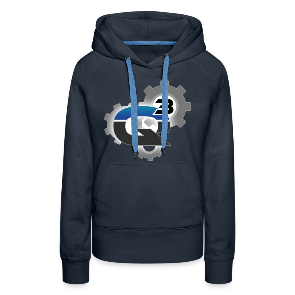 Q3 Car and Truck Repair Womens Premium Hoodie - navy
