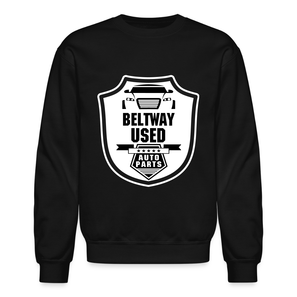 Beltway Used Auto Parts Crewneck Sweatshirt - black