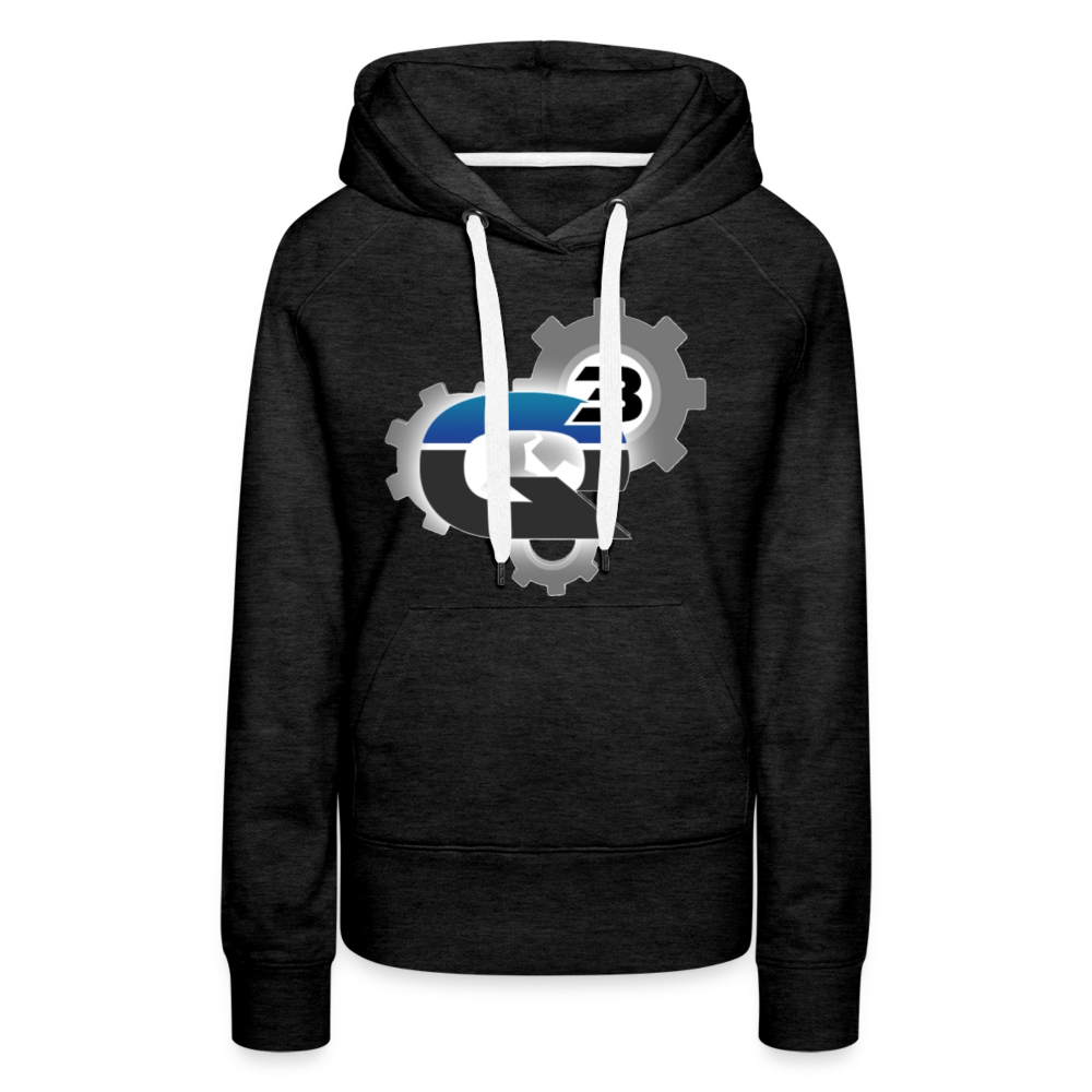 Q3 Car and Truck Repair Womens Premium Hoodie - charcoal grey