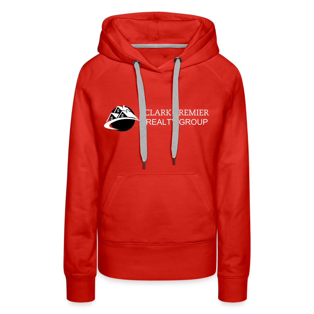Clark Premier Women’s Premium Hoodie - red