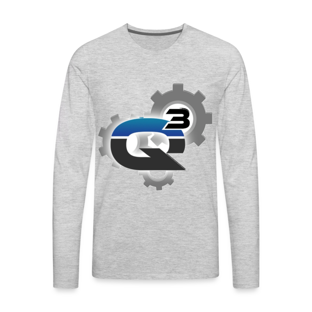 Q3 Car & Truck Repair Men's Premium Long Sleeve T-Shirt - heather gray