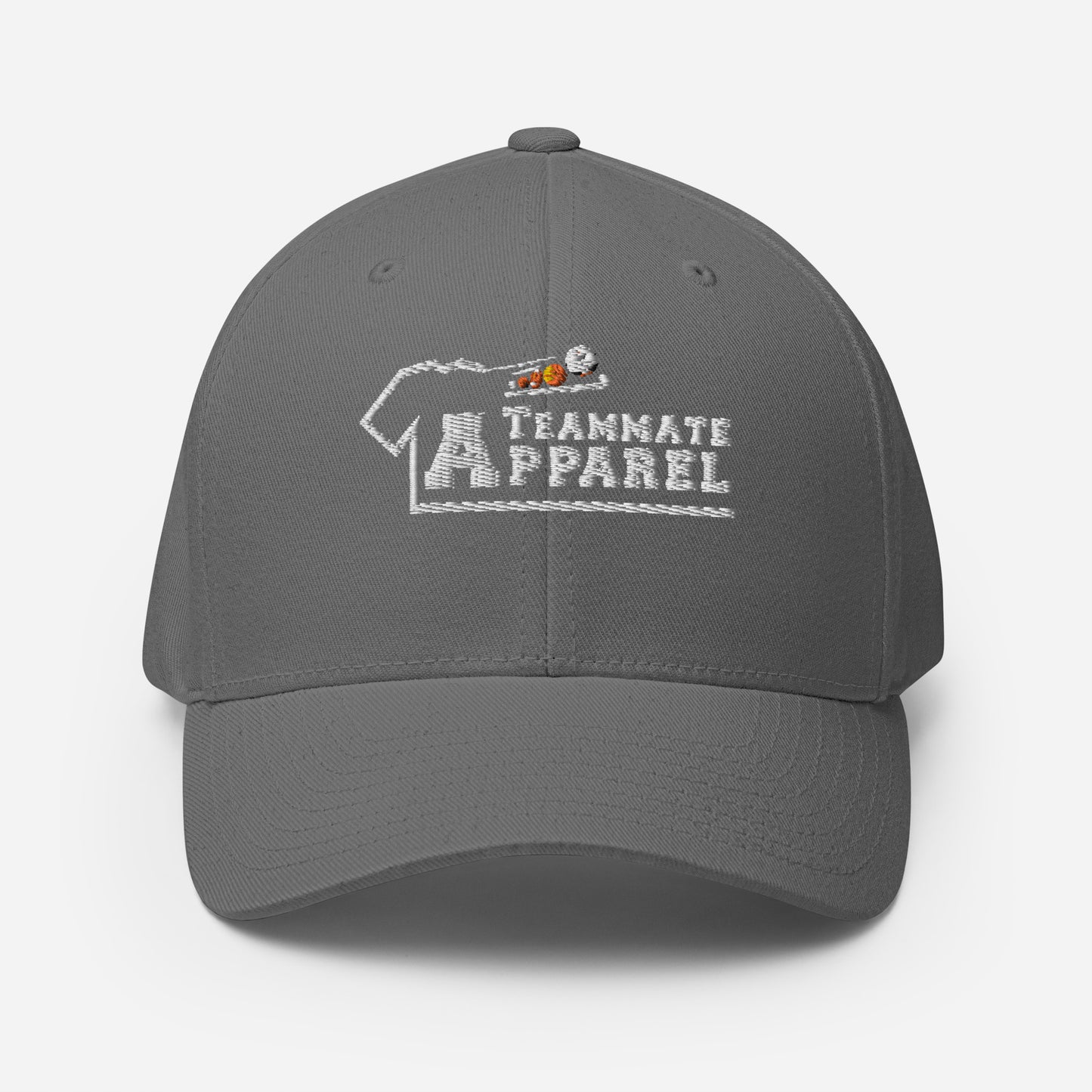Teammate Apparel Embroidery Structured Twill Cap