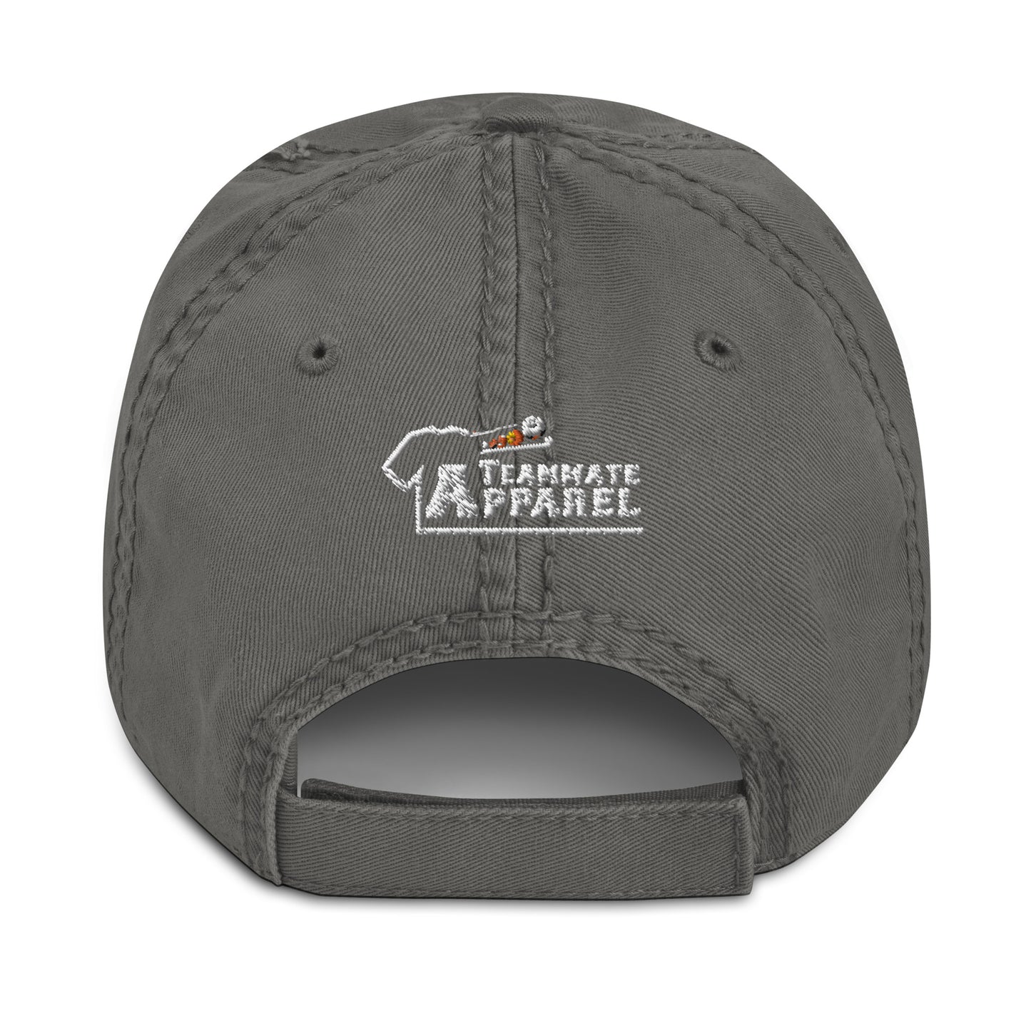 Marlboro Embroidered Distressed Dad Hat Football