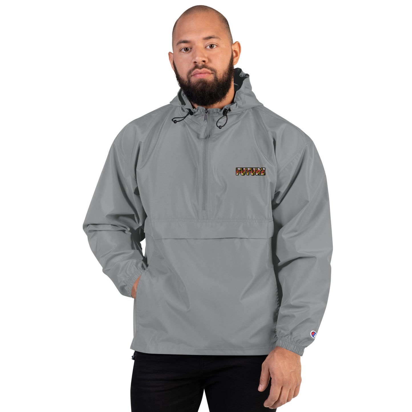 FUTURE Embroidered Champion Packable Jacket