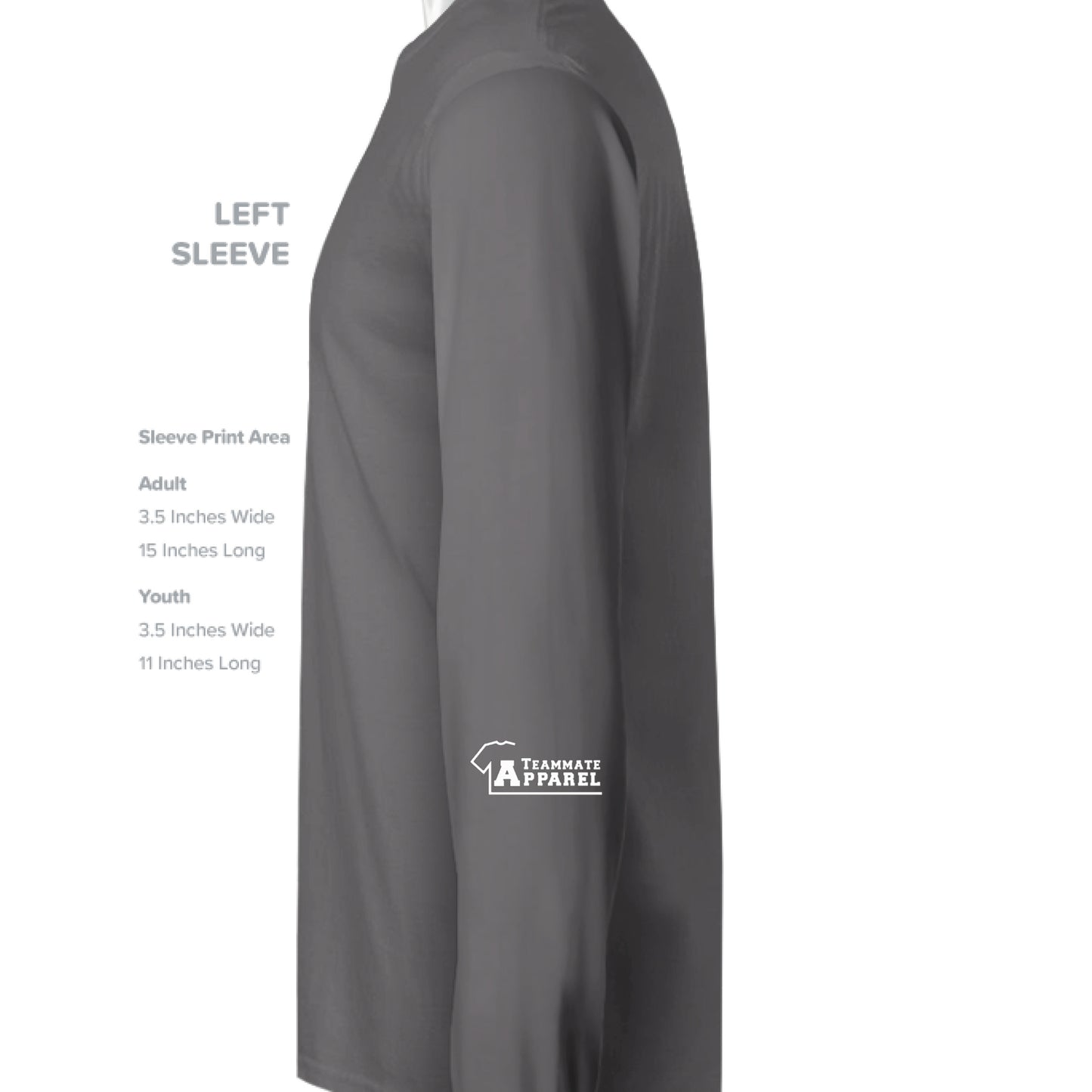 Heathered Charcoal - SLEEVE_LEFT