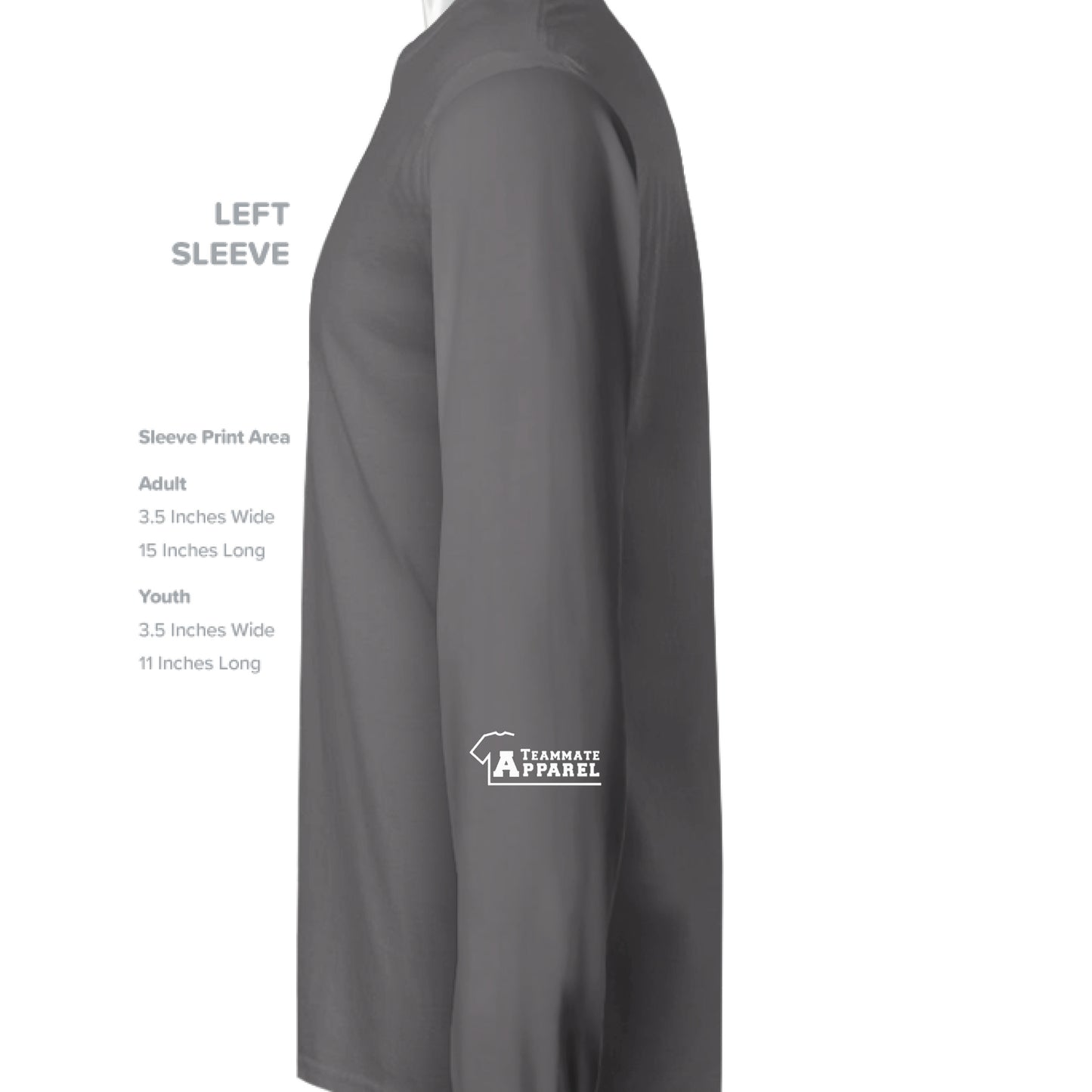 Heathered Charcoal - SLEEVE_LEFT
