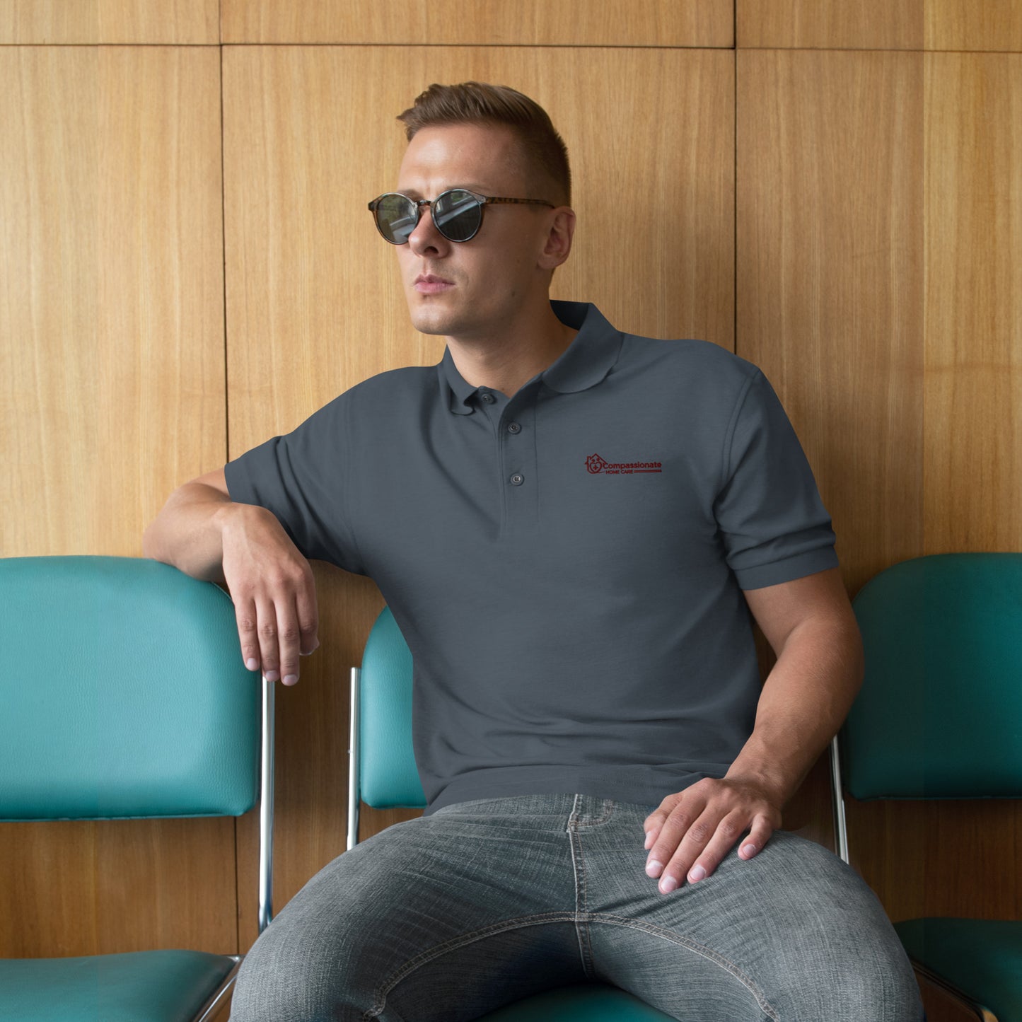 Compassionate Home Care Embroidered Men's Premium Polo