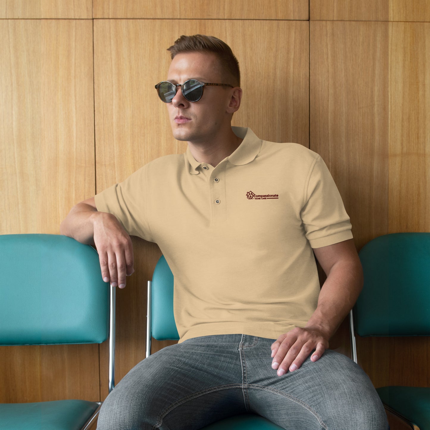 Compassionate Home Care Embroidered Men's Premium Polo
