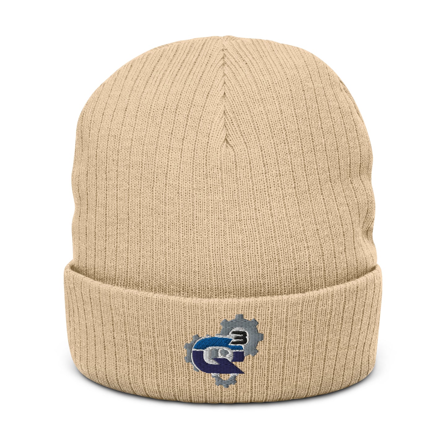 Q3 Car & Truck Repair Embroidered Ribbed knit beanie