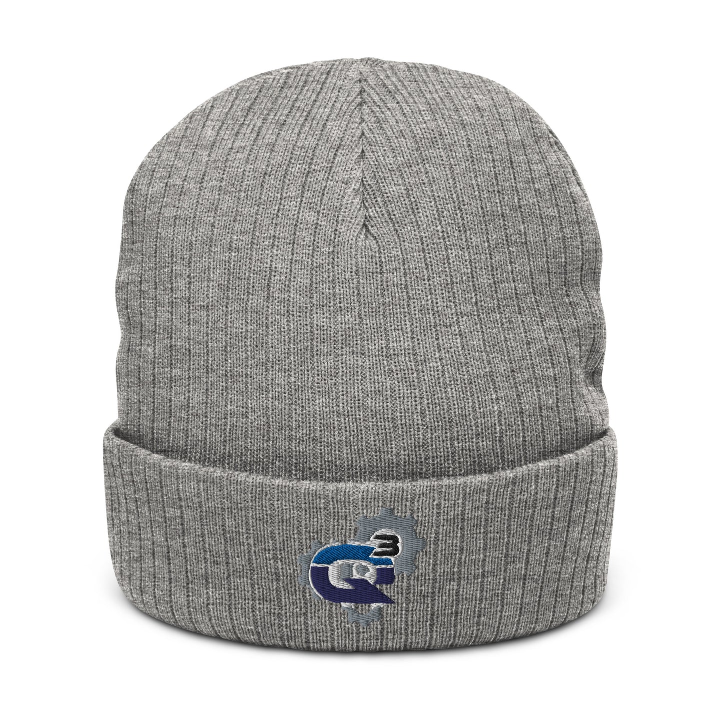 Q3 Car & Truck Repair Embroidered Ribbed knit beanie