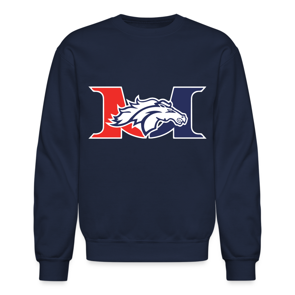 Marlboro Crewneck Sweatshirt by Gildan - navy