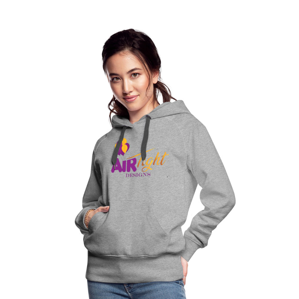 Air Tight Design DTF Women’s Premium Hoodie - heather grey