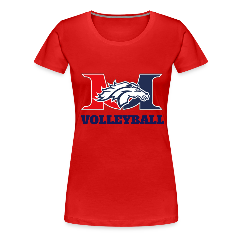 Marlboro Volleyball Women’s Premium T-Shirt DTF - red