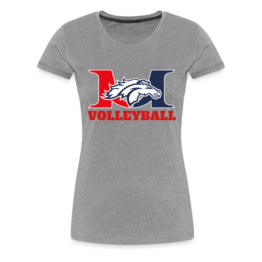 Marlboro Volleyball Women’s Premium T-Shirt DTF - heather gray