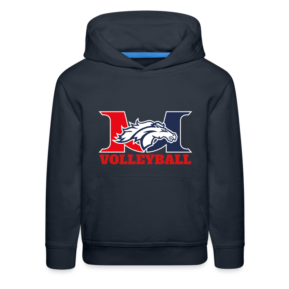 Marlboro Volleyball Youth Premium Hoodie DTF - navy
