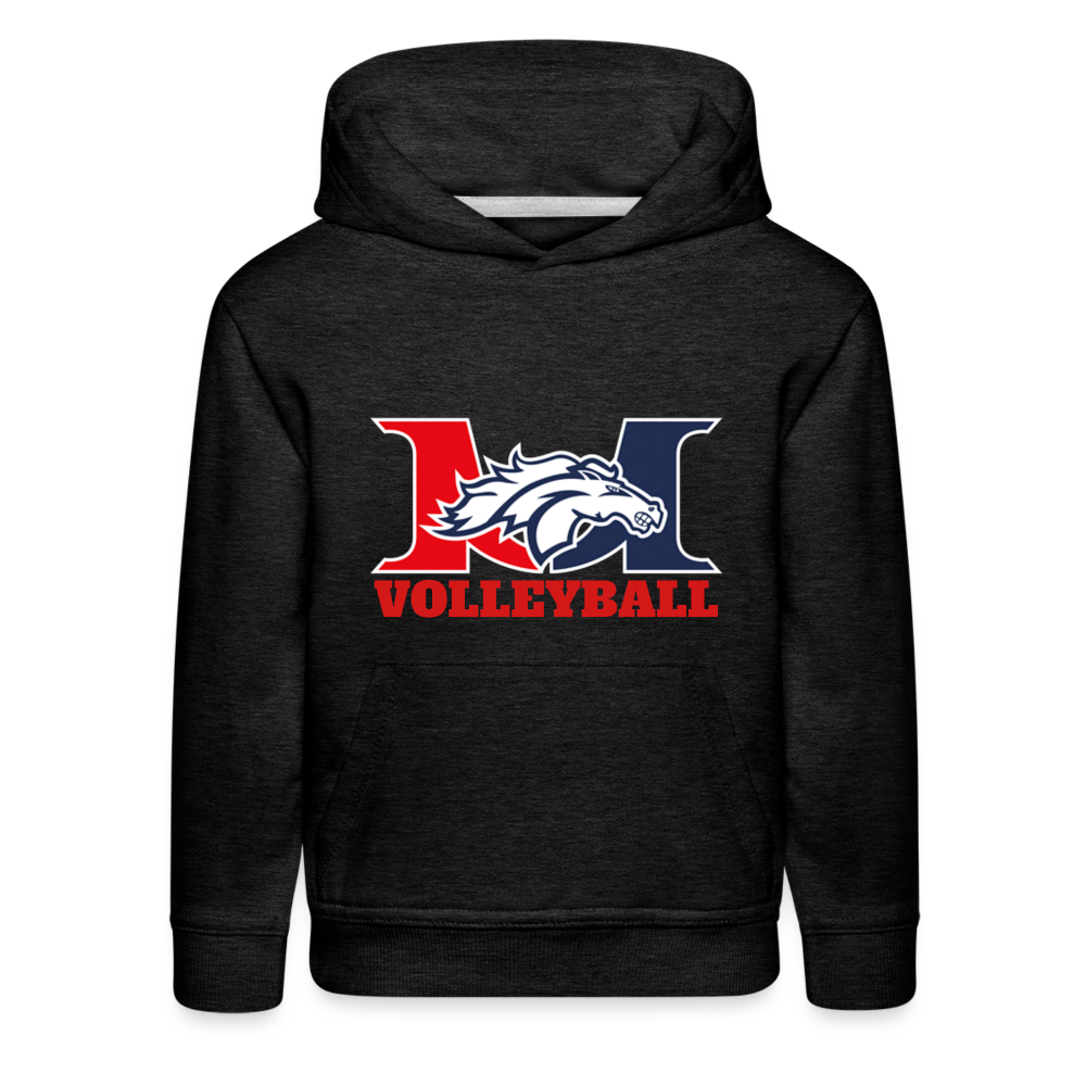 Marlboro Volleyball Youth Premium Hoodie DTF - charcoal grey