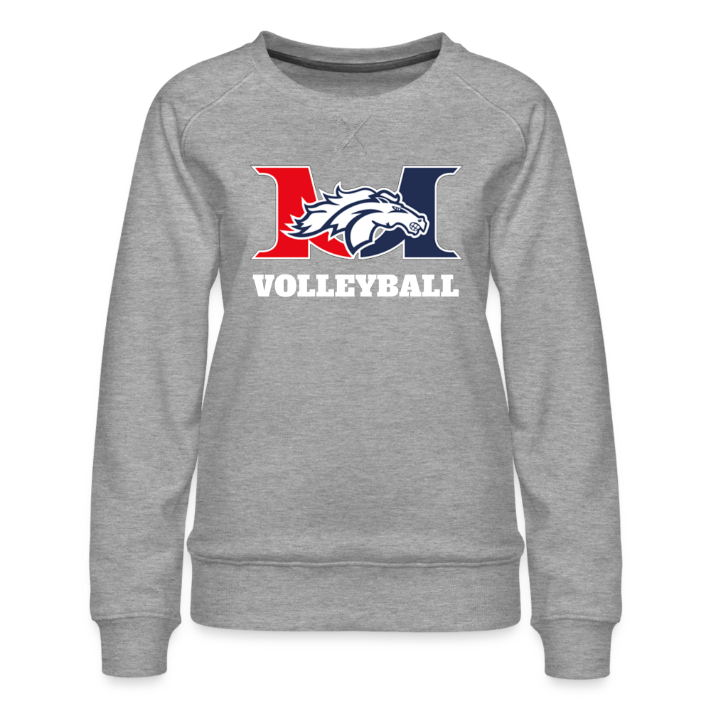 Marlboro Volleyball Women’s Premium Sweatshirt DTF - heather grey