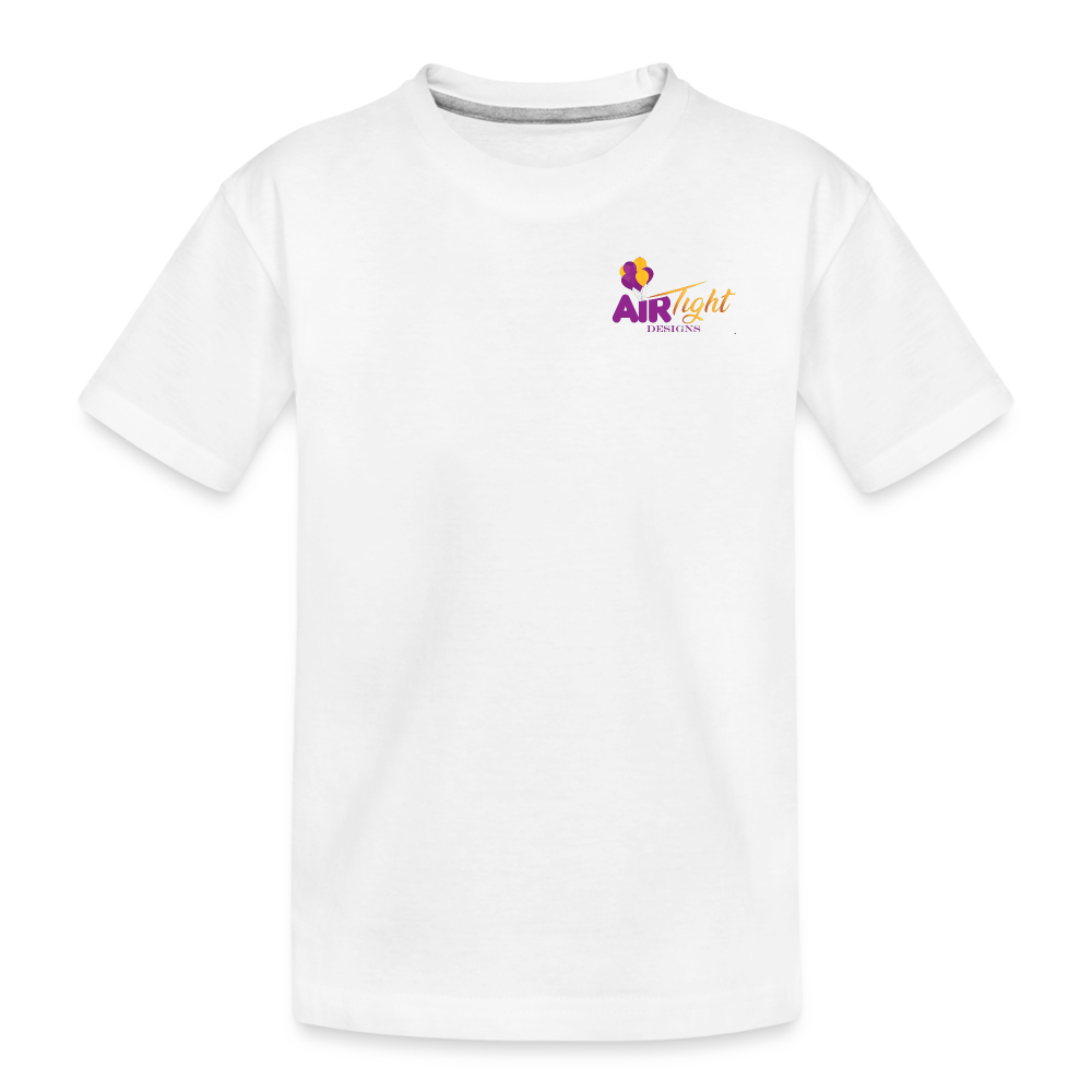 Air Tight Toddler Premium T Shirt DTF - white