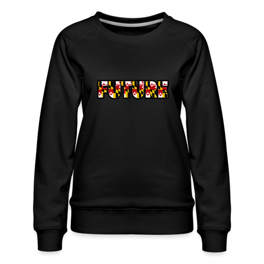 Future Women's Premium Sweatshirt DTF - black