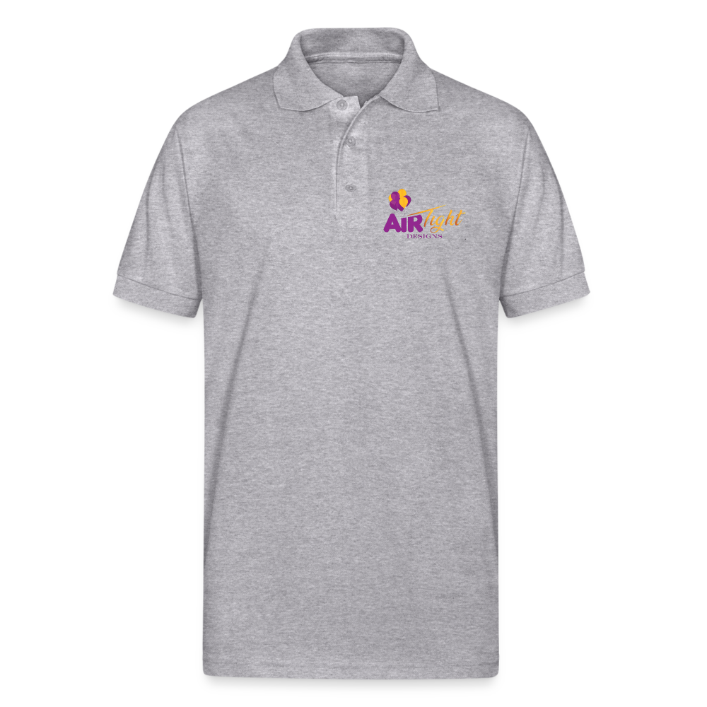 Air Tight m Pique Polo Shirt DTF - heather gray