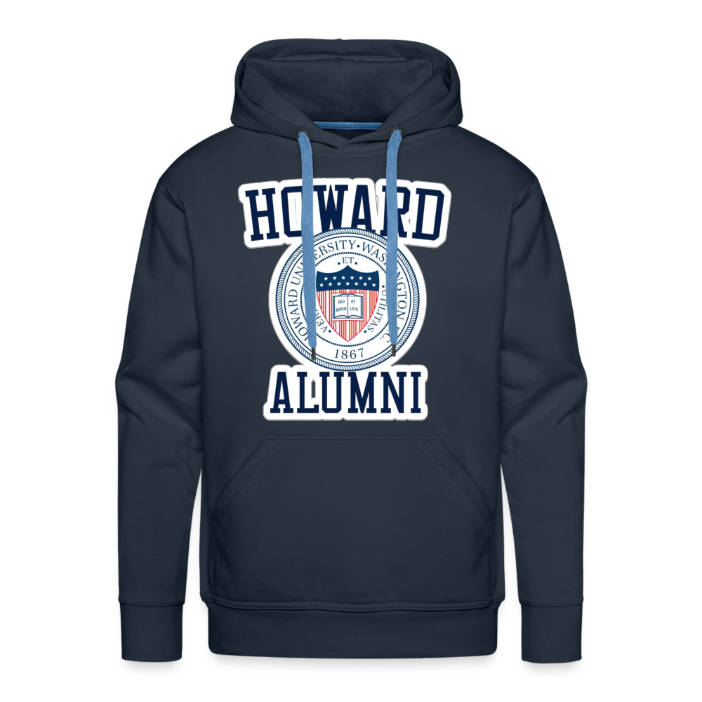 Howard Univ. Alumni Premium Men's Hoodie DTF - navy