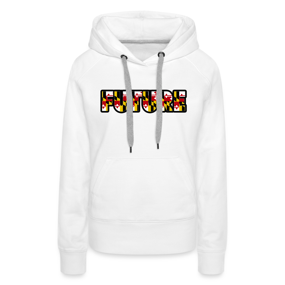 Future Women’s Premium Hoodie DTF - white