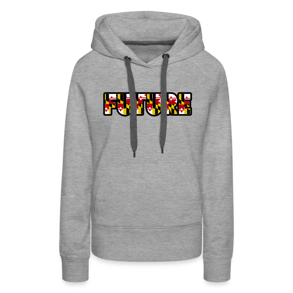 Future Women’s Premium Hoodie DTF - heather grey