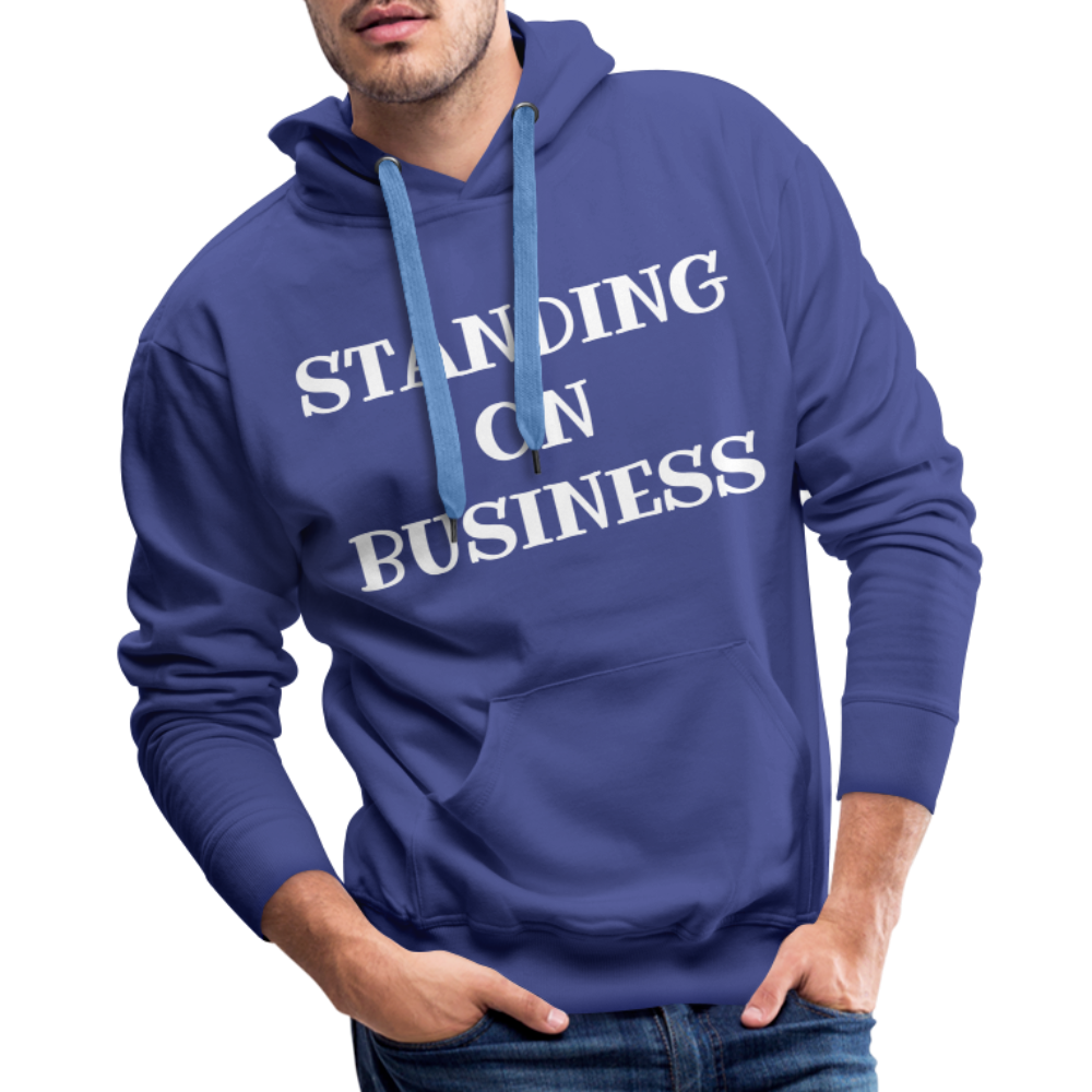 STANDING ON BUSINESS Men's Premium Hoodie 4 DTF - royal blue