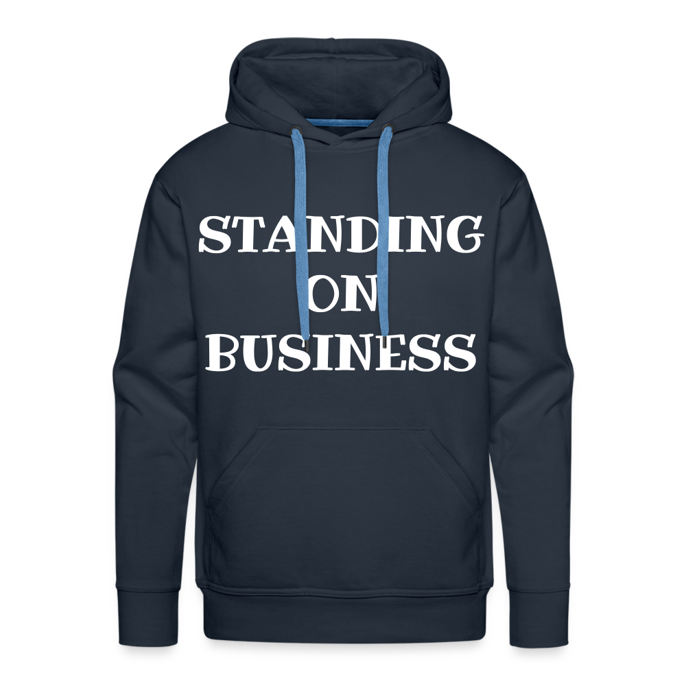 STANDING ON BUSINESS Men's Premium Hoodie 4 DTF - navy