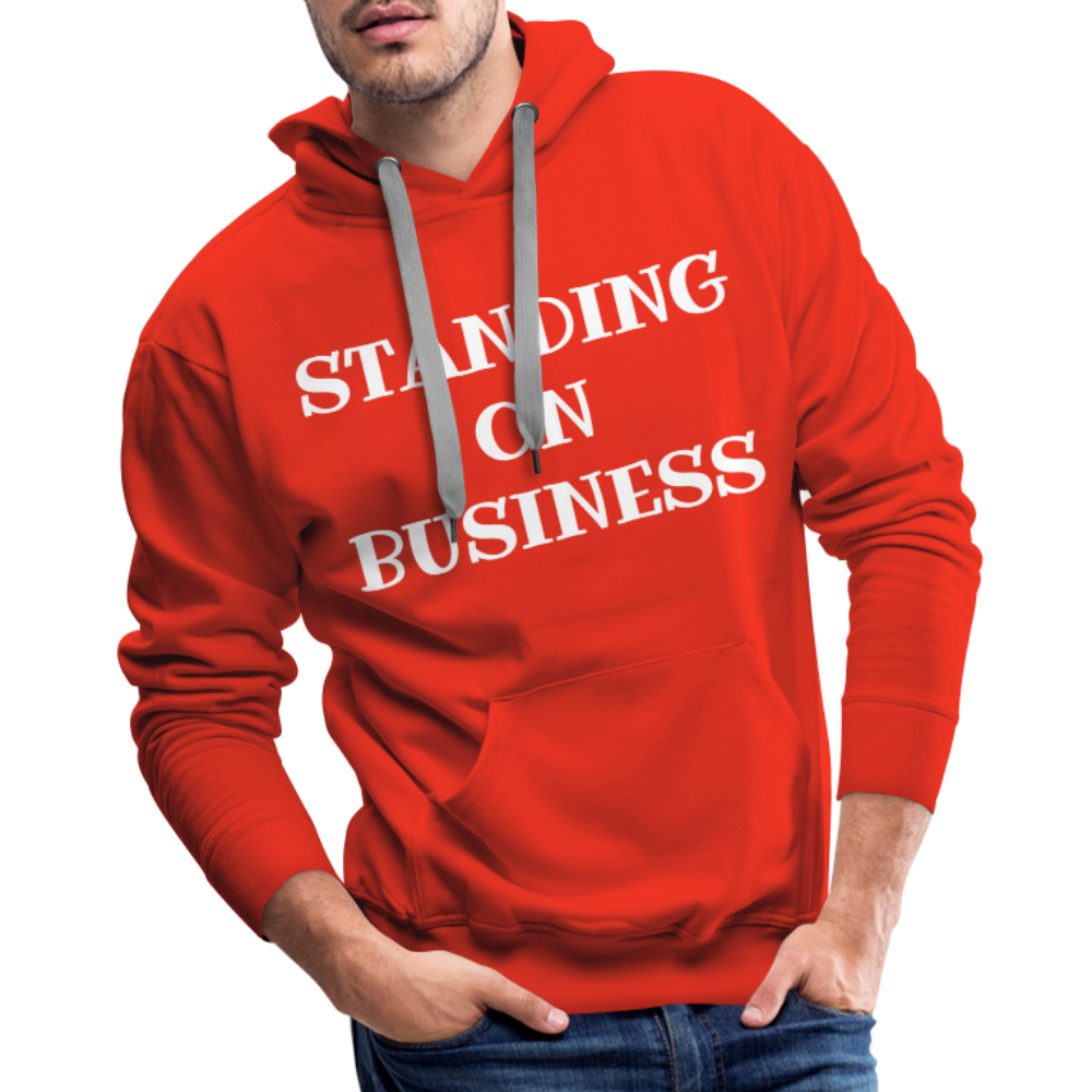 STANDING ON BUSINESS Men's Premium Hoodie 4 DTF - red