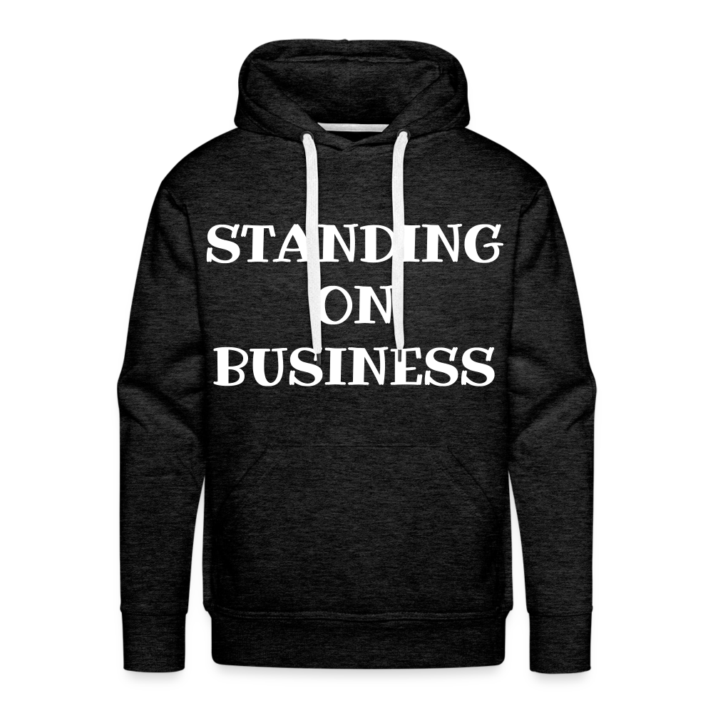 STANDING ON BUSINESS Men's Premium Hoodie 4 DTF - charcoal grey