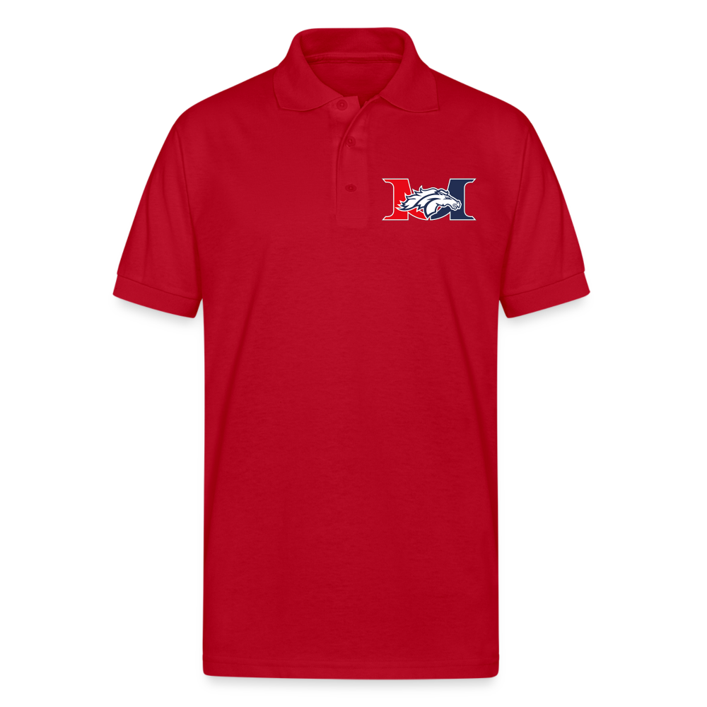 MARLBORO Gildan Men’s 50/50 Jersey Polo DTF - red