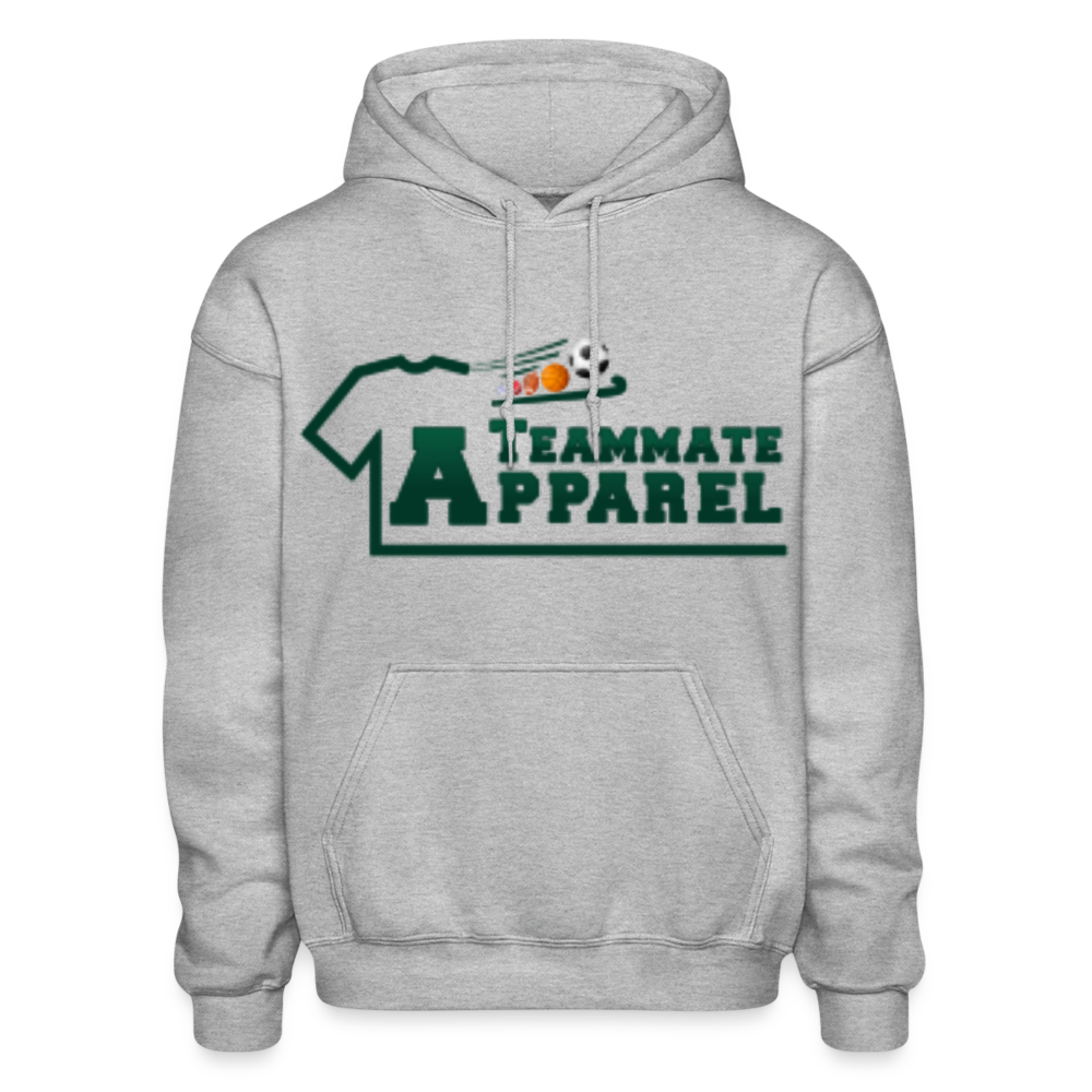 Teammate Apparel Unixex Heavyblend Hoodie DTF2 - heather gray