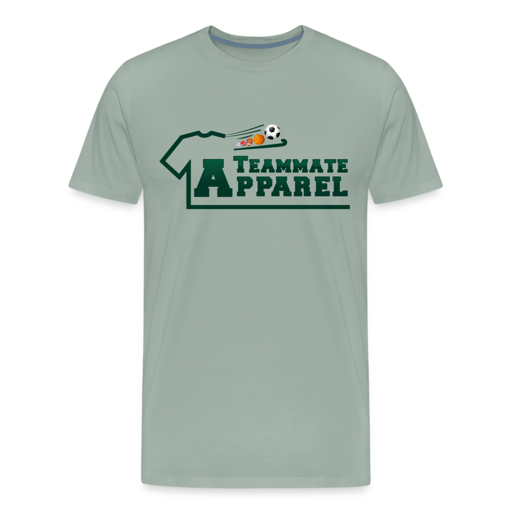 Teammate Apparel Men's Premium T-Shirt - steel green