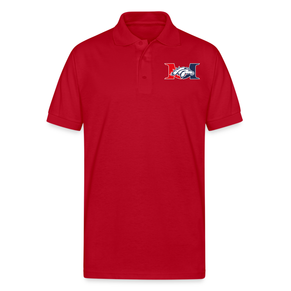 MARLBORO Unisex 50/50 Jersey Polo DTF - red