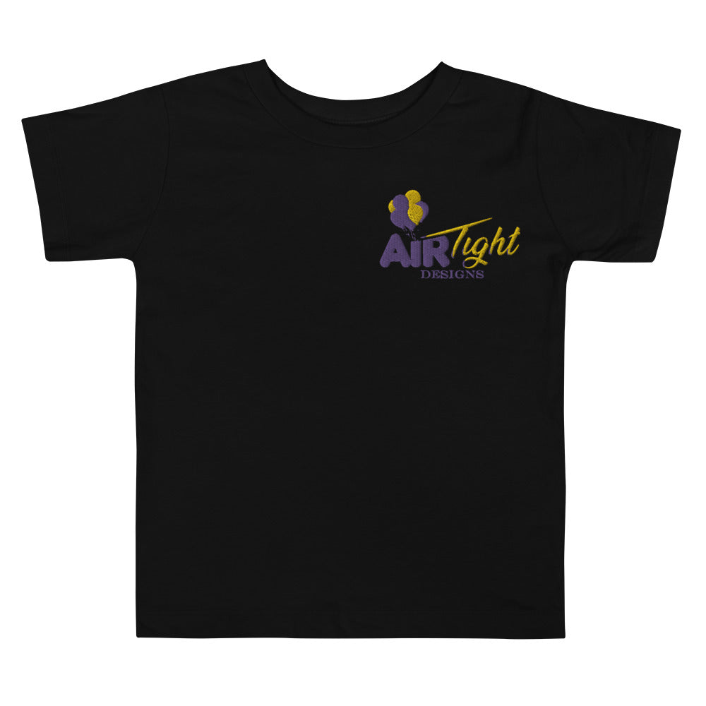 Air Tight Design Embrodered Toddler Short Sleeve Tee