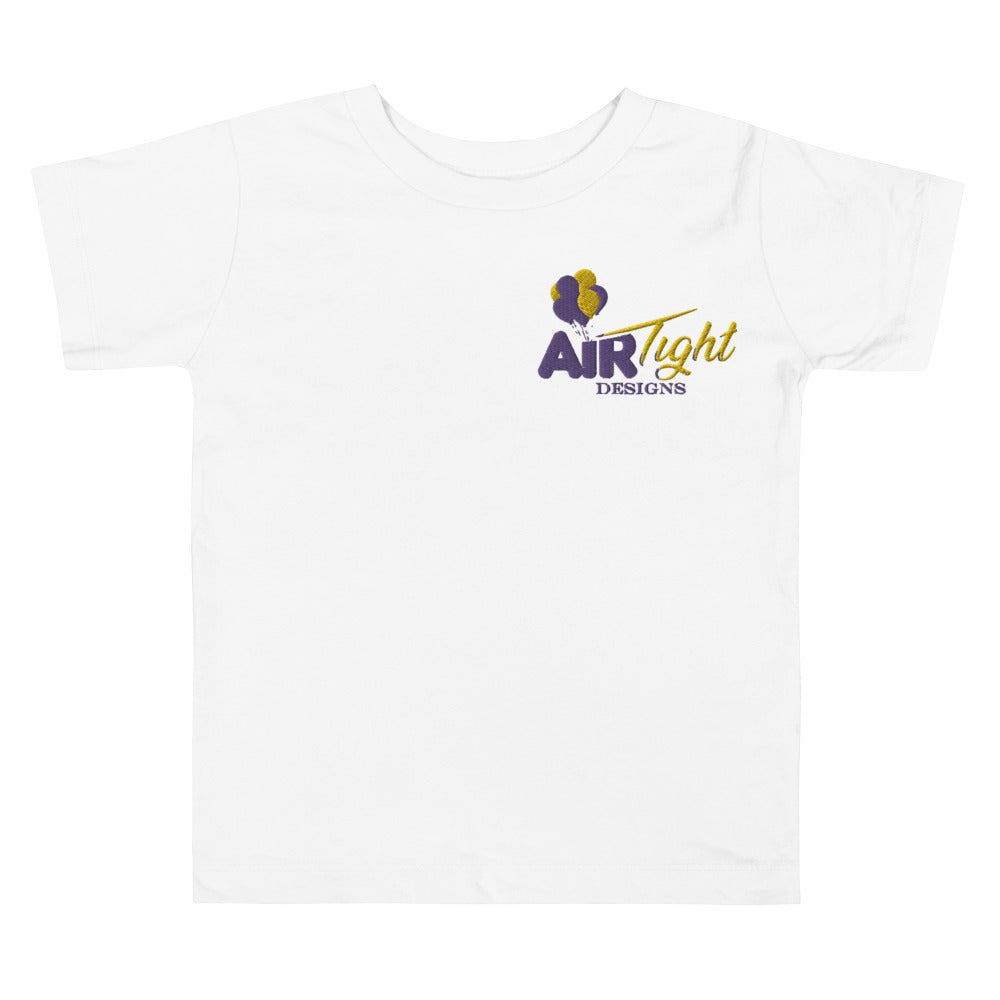 Air Tight Design Embrodered Toddler Short Sleeve Tee