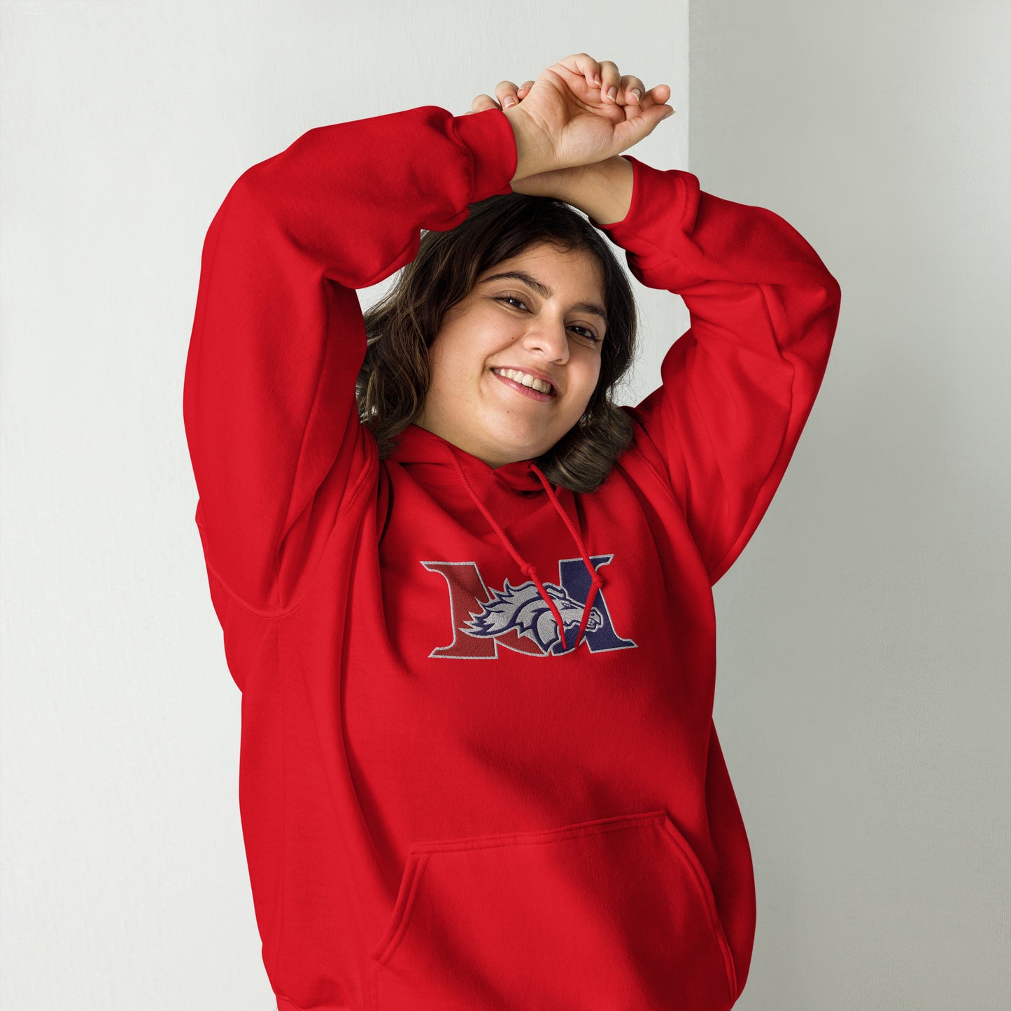 Marlboro Embroidery Unisex Hoodie by Gildan