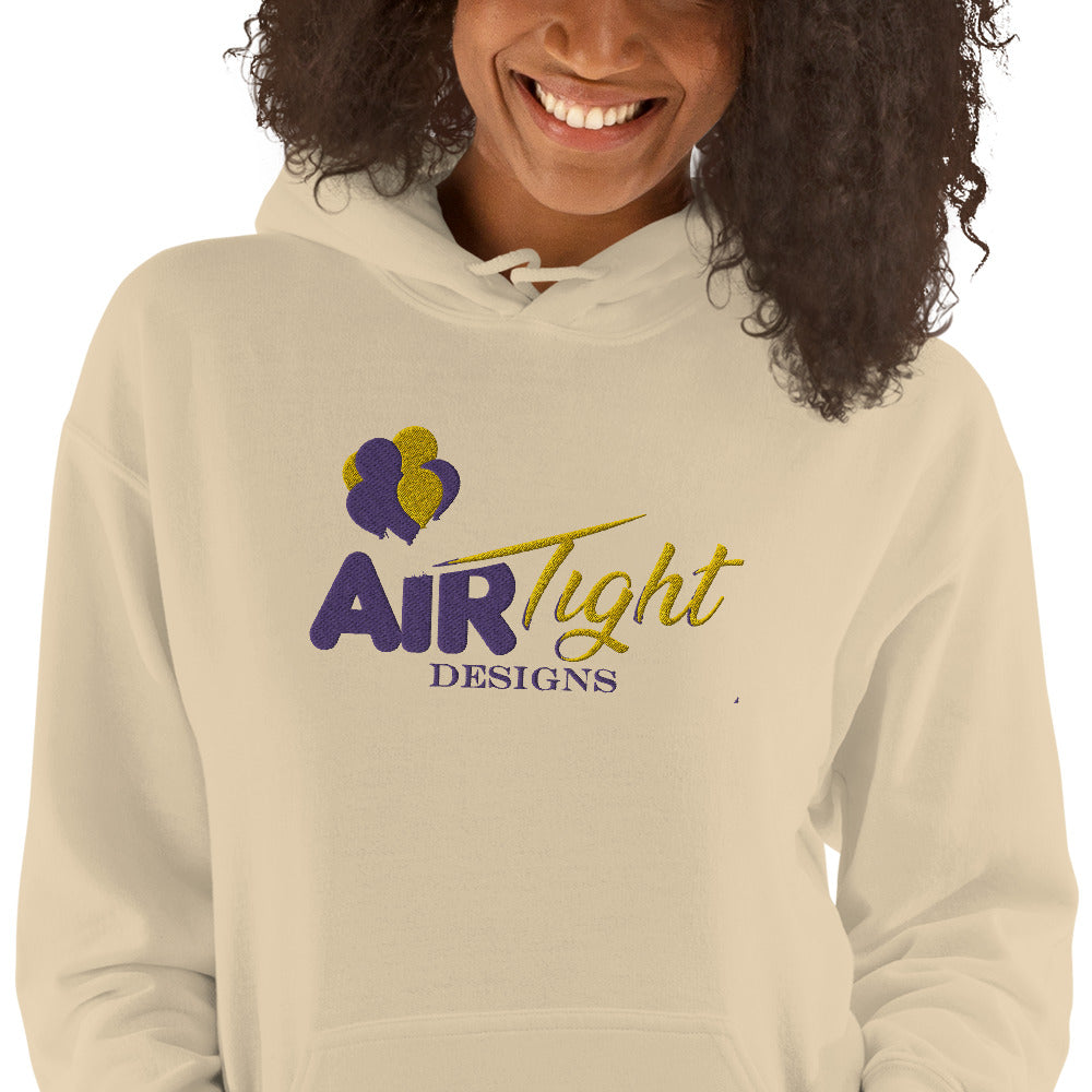 Air Tight Design Embroidered Unisex Hoodie
