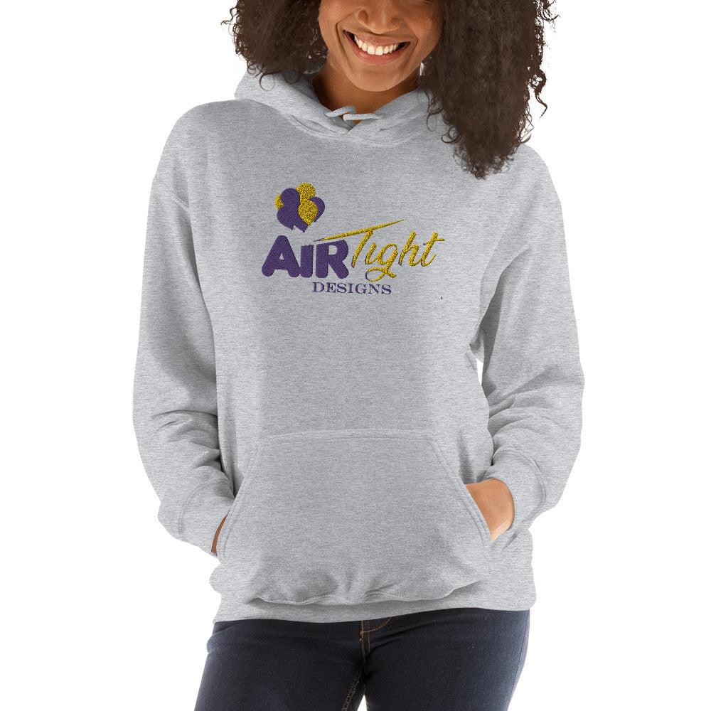 Air Tight Design Embroidered Unisex Hoodie