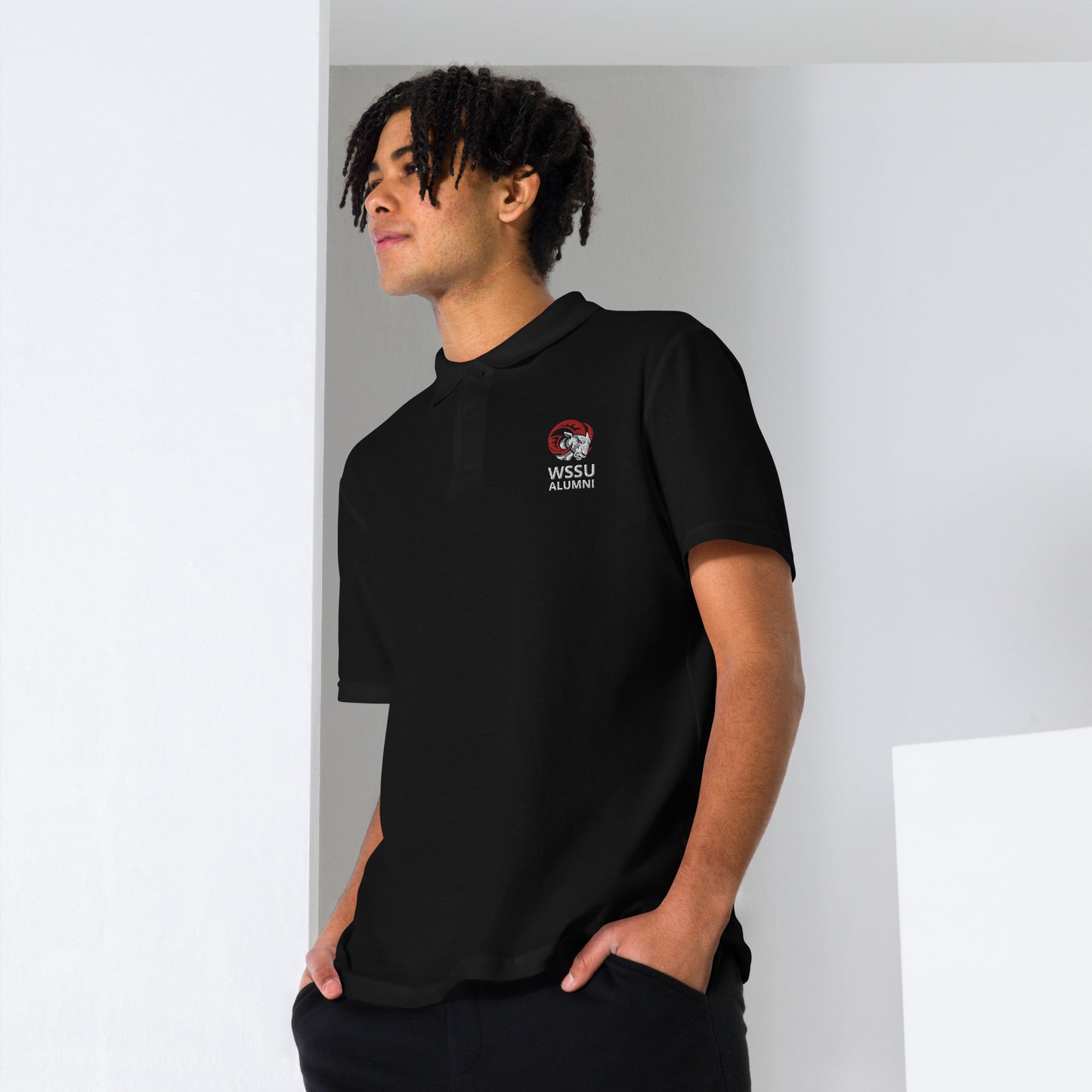 WSSU Alumni pique polo shirt