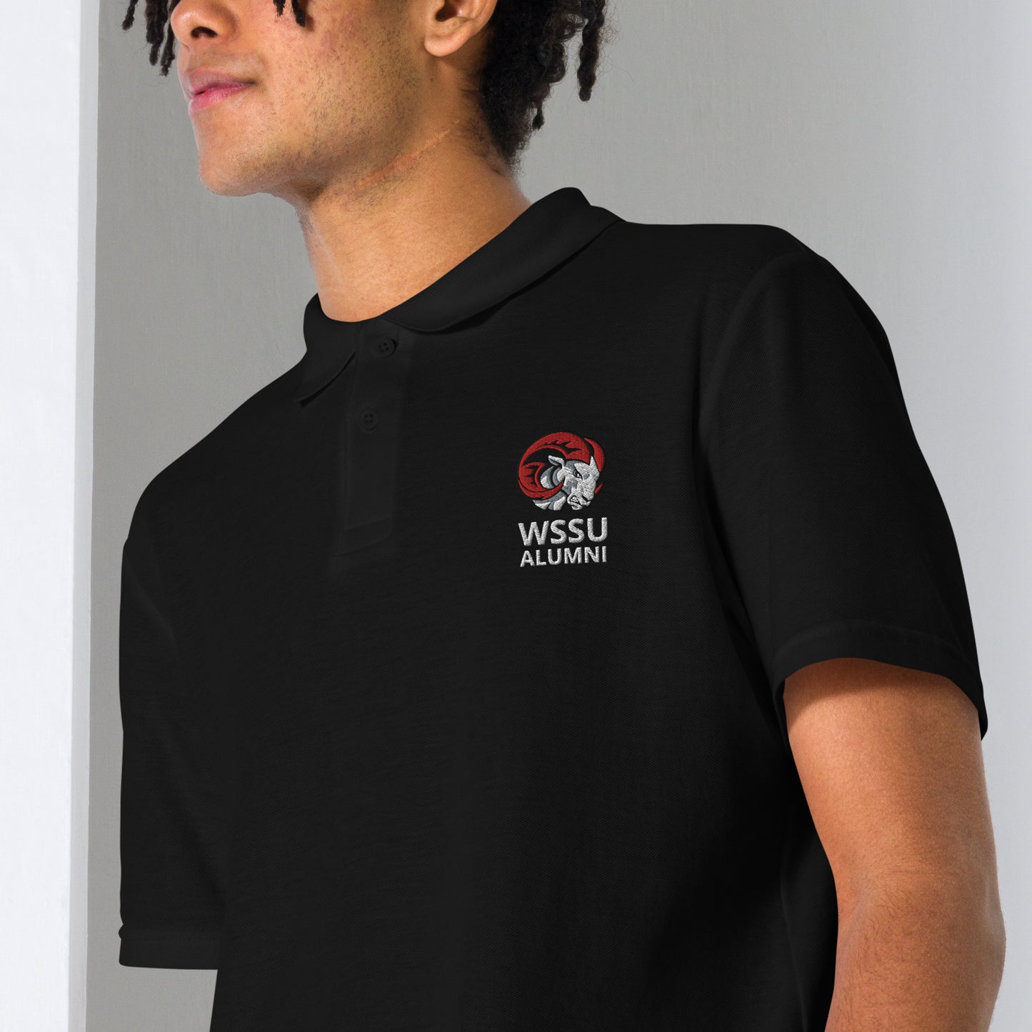 WSSU Alumni pique polo shirt