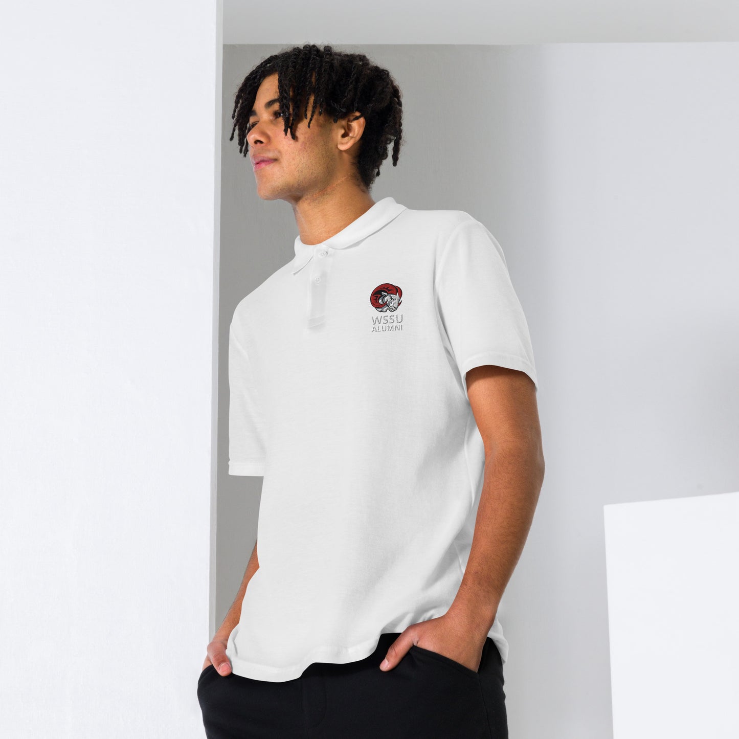 WSSU Alumni pique polo shirt