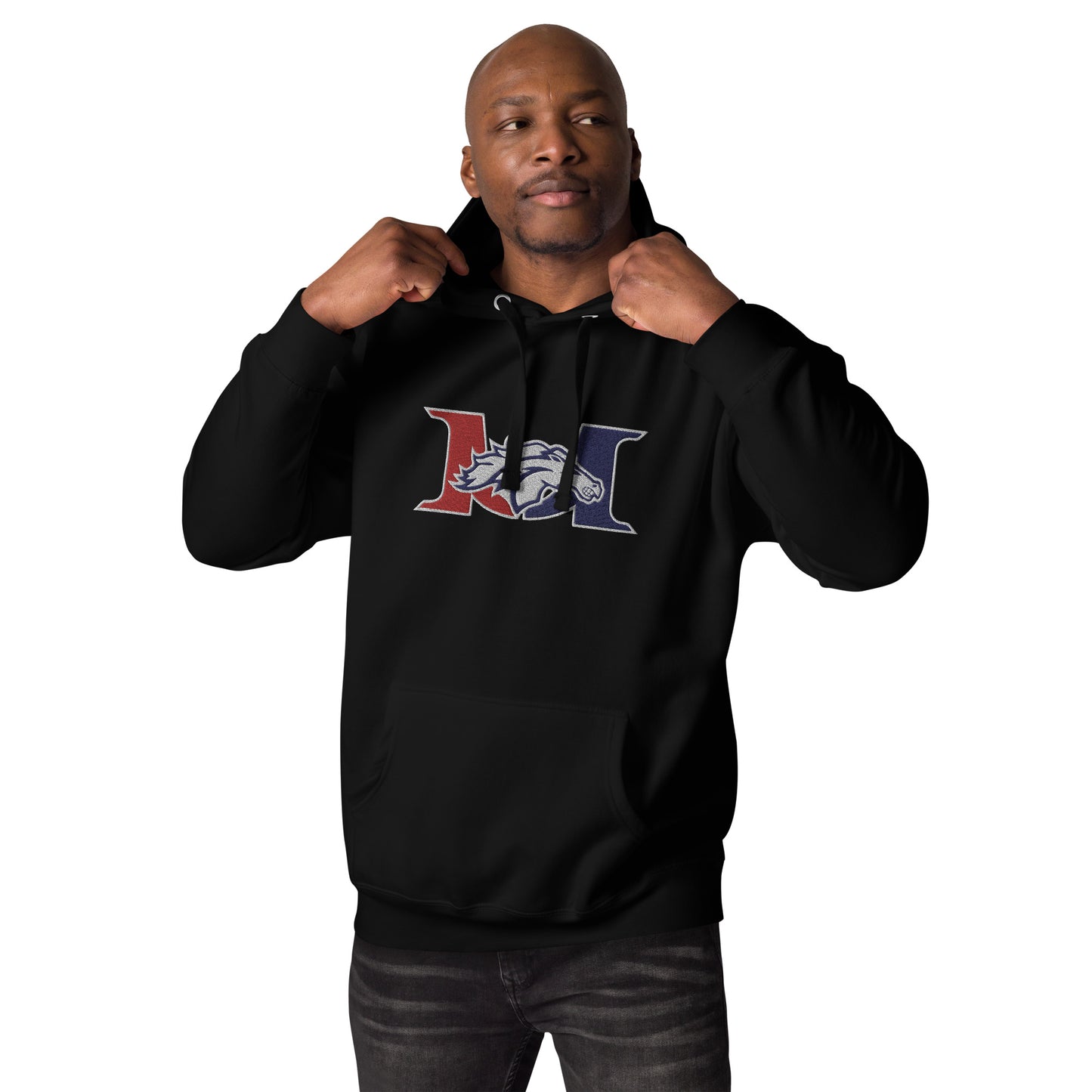 Marlboro Mustangs Embroidery Hoodie